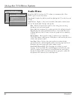 Preview for 34 page of RCA F25441 User Manual