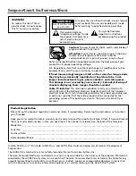 Preview for 2 page of RCA F26317 User Manual