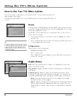 Preview for 50 page of RCA F27628 User Manual