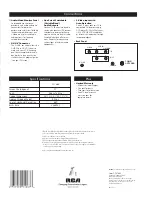 Предварительный просмотр 4 страницы RCA F27668 Brochure & Specs