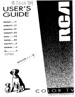 RCA F27701 User Manual preview