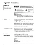 Preview for 2 page of RCA F31672 User Manual