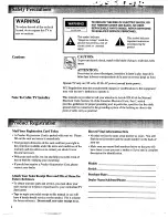 Preview for 2 page of RCA F31700 User Manual