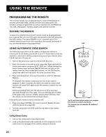 Предварительный просмотр 26 страницы RCA F32685YX0CN1 User Manual