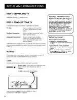 Предварительный просмотр 6 страницы RCA F32689YX1CR User Manual