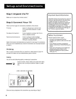 Preview for 6 page of RCA F32705YX1CL2 User Manual