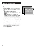 Предварительный просмотр 48 страницы RCA F35674 User Manual