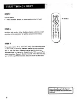 Preview for 8 page of RCA F35760 Owner'S Manual