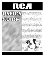 RCA F38310 - 38" 16:9 HDTV User Manual preview