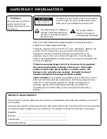 Preview for 3 page of RCA F38310 - 38" 16:9 HDTV User Manual