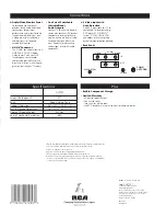 Preview for 4 page of RCA G27701 Brochure & Specs