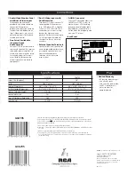 Preview for 4 page of RCA G32705 Brochure & Specs