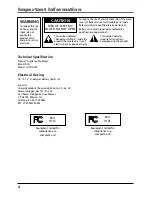 Preview for 4 page of RCA H115 User Manual