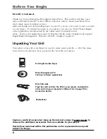 Preview for 8 page of RCA H115 User Manual