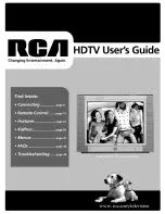 RCA HD26W054T User Manual preview