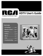 Preview for 1 page of RCA HD27F534T User Manual