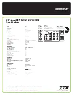 Preview for 2 page of RCA HD30W854T Specifications