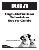 RCA HD52W55 User Manual preview