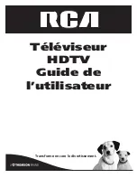 RCA HDTV Television (French) Manual De L'Utilisateur preview