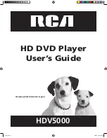 RCA HDV5000 User Manual предпросмотр