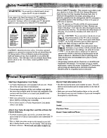 Preview for 2 page of RCA IB-P52755 Owner'S Manual