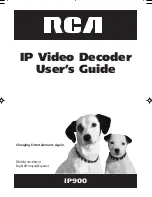 RCA IP900 User Manual предпросмотр