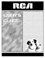 Preview for 1 page of RCA J20420 User Manual