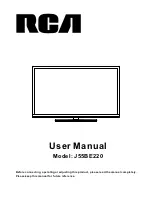 RCA J55BE220 User Manual preview