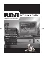 RCA L19WD20 - 19" LCD TV User Manual preview