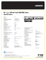 Preview for 2 page of RCA l26wd26d - LCD HDTV w/ DVD Player Specifications