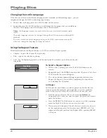 Preview for 22 page of RCA l26wd26d - LCD HDTV w/ DVD Player User Manual