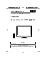 RCA L32HD32D - LCD/DVD Combo HDTV (Spanish) Manual Del Instrucción preview