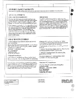 Preview for 28 page of RCA L3B130GL Use And Care & Installation