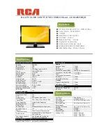 Preview for 2 page of RCA LED24B45RQD Specifications