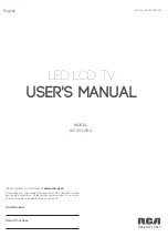 Preview for 1 page of RCA LED24G45RQ User Manual