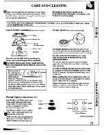 Preview for 21 page of RCA LGB116 Use And Care & Installation