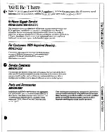 Preview for 44 page of RCA LGB116GPR Use And Care & Installation