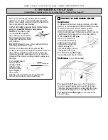 Предварительный просмотр 47 страницы RCA LGB346 Use And Care & Installation