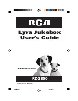 RCA Lyra Jukebox D2800 User Manual preview