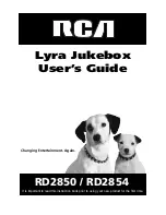 RCA Lyra RD2850 User Manual preview