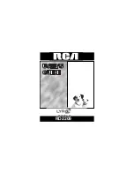 Предварительный просмотр 1 страницы RCA Lyra2 RD 2209 User Manual