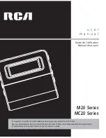 RCA M20 Series User Manual preview