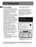 Preview for 2 page of RCA M2001G User Manual