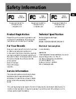 Предварительный просмотр 3 страницы RCA M2001G User Manual