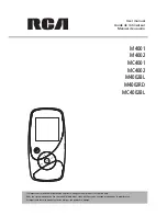 RCA M4001 - 1 GB Digital Player User Manual preview