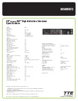 Preview for 2 page of RCA M50WH73 Specifications