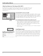 Предварительный просмотр 4 страницы RCA M50WH92S User Manual