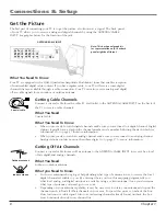 Предварительный просмотр 8 страницы RCA M50WH92S User Manual