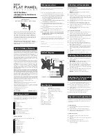 Предварительный просмотр 1 страницы RCA MAF40BK Installation Manual