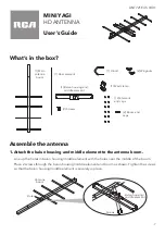 RCA MINI YAGI User Manual preview